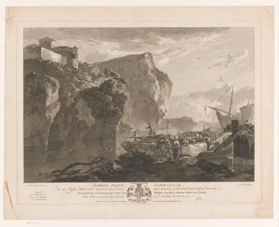 Gezicht op Europa Point, Gibraltar