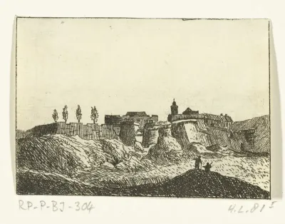 Gezicht op Fort Ehrenbreitstein