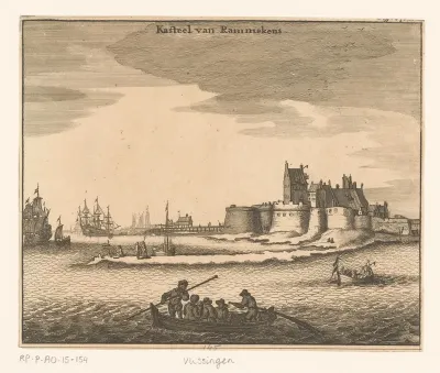 Gezicht op Fort Rammekens