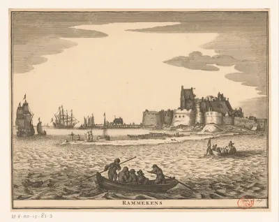 Gezicht op Fort Rammekens