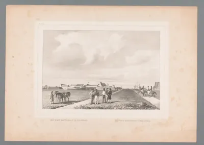 Gezicht op fort Rotterdam in Makasser