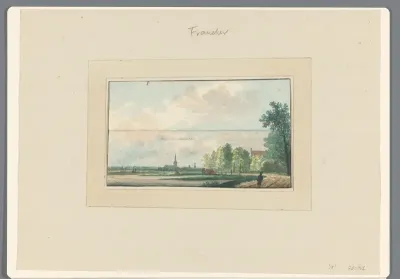 Gezicht op Franeker