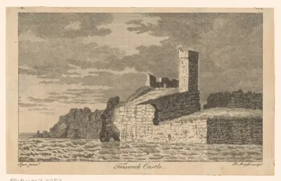 Gezicht op Freswick Castle
