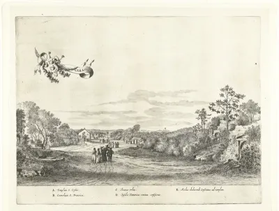 Gezicht op Garasu, ca. 1637