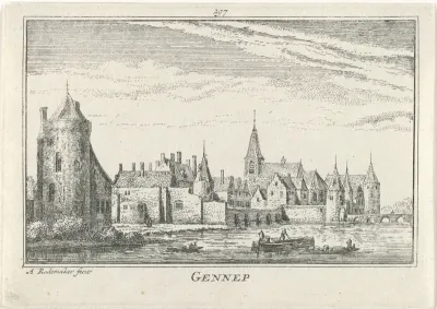 Gezicht op Gennep