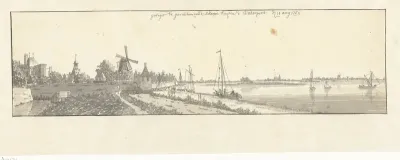 Gezicht op Gorinchem en de Waterpoort
