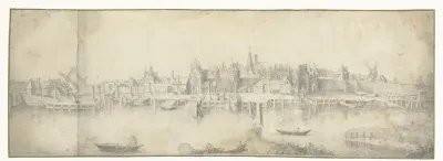 Gezicht op Gouda
