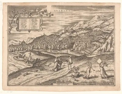 Gezicht op Granada