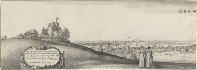 Gezicht op Greenwich (linker plaat)