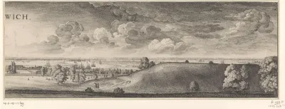 Gezicht op Greenwich (rechter plaat)