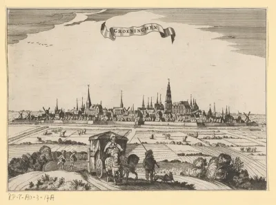 Gezicht op Groningen