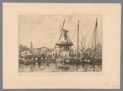 Gezicht op Haarlem, 1877