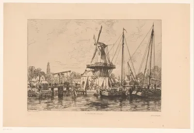 Gezicht op Haarlem