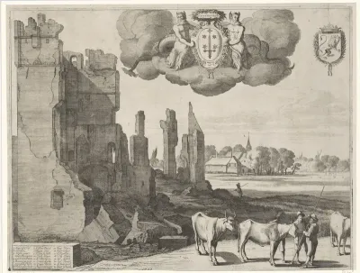 Gezicht op Haarlem C, linker blad
