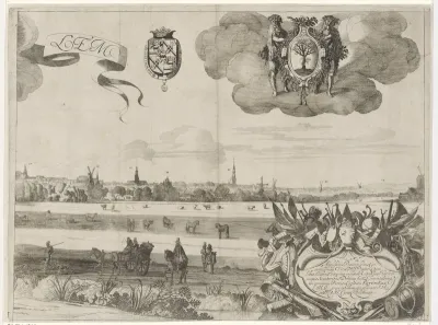Gezicht op Haarlem C, rechter blad