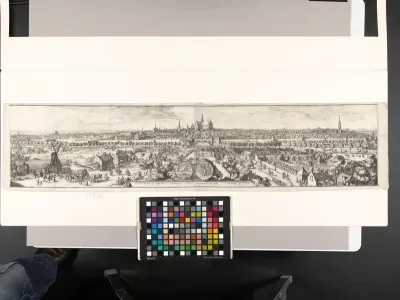 Gezicht op Haarlem (profiel)