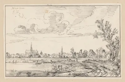 Gezicht op Haarlem