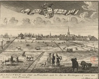 Gezicht op Harlingen