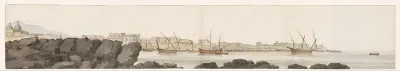 Gezicht op haven van Catanië