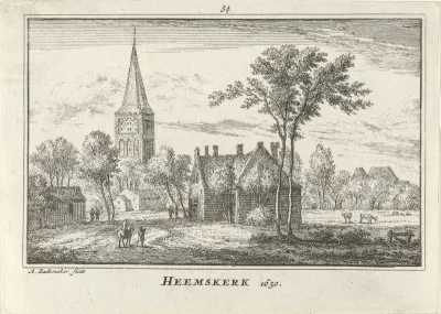 Gezicht op Heemskerk, 1630