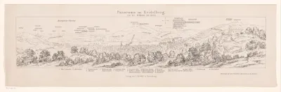 Gezicht op Heidelberg met plaatsaanduiding