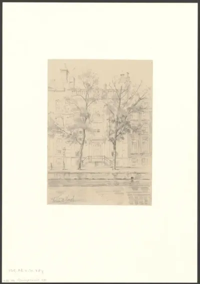Gezicht op Herengracht 495