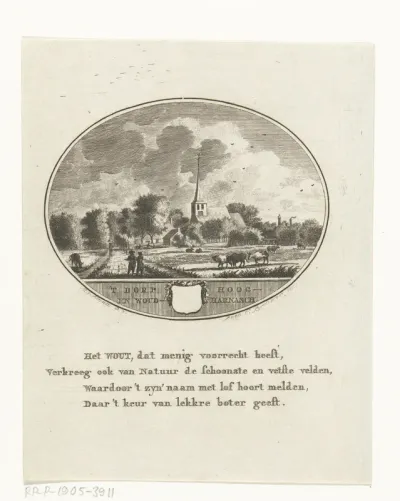 Gezicht op het ambacht Hoog- en Woudharnas