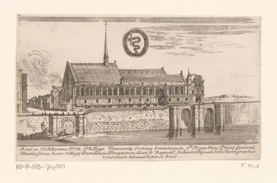 Gezicht op het augustijnenklooster