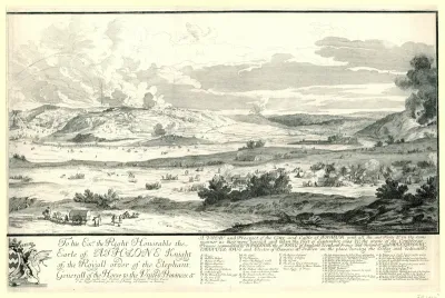 Gezicht op het beleg van Namen (rechterhelft), 1695
