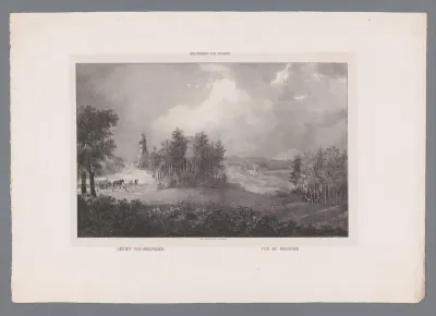 Gezicht op het Belvedère in Arnhem