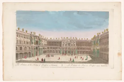 Gezicht op het Berliner Stadtschloss te Berlijn