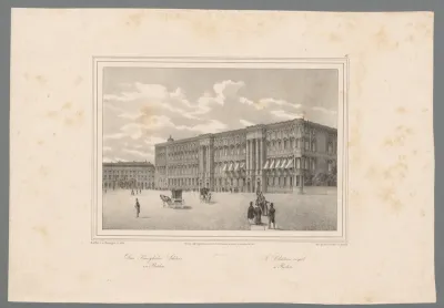 Gezicht op het Berliner Stadtschloss