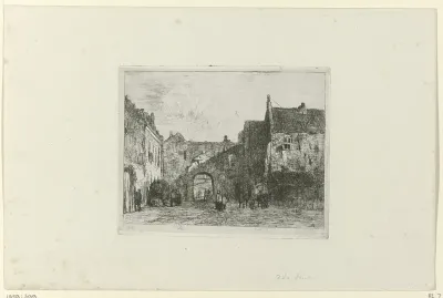 Gezicht op het Binnenhof