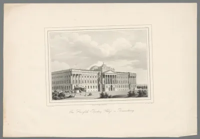 Gezicht op het Braunschweiger Schloss