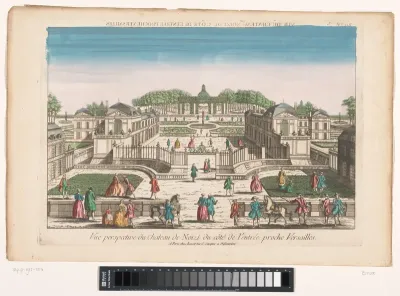 Gezicht op het Château de Noisy