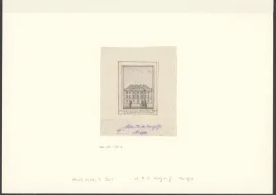 Gezicht op het Commandantshuis