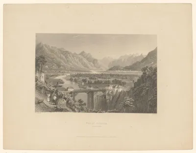 Gezicht op het dal Val d'Ossola in Noord-Italië
