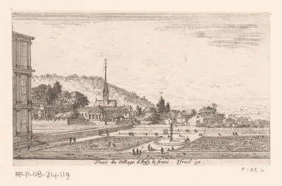 Gezicht op het dorp Annecy