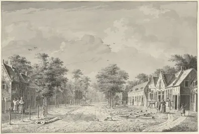 Gezicht op het dorp De Bilt
