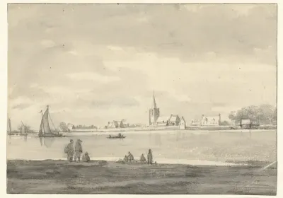 Gezicht op het dorp Jaarsveld