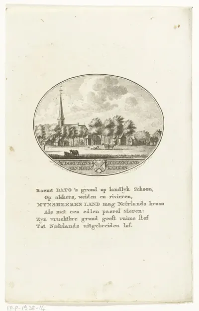 Gezicht op het dorp Mijnsheerenland