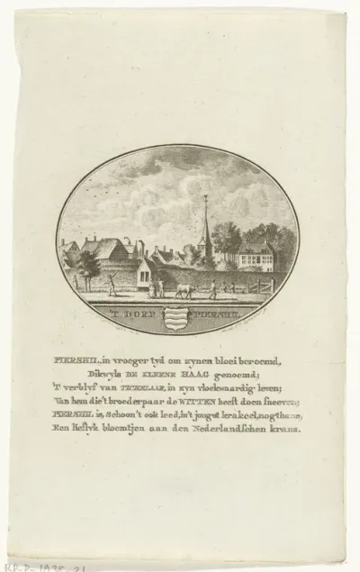 Gezicht op het dorp Piershil