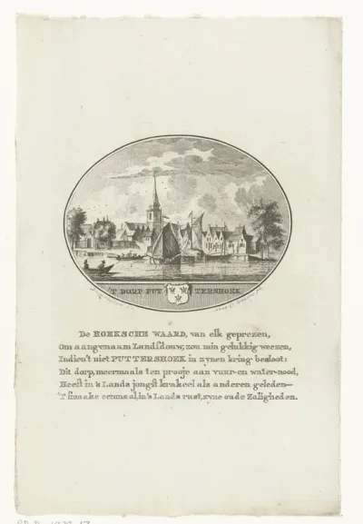 Gezicht op het dorp Puttershoek