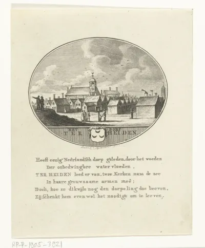 Gezicht op het dorp Ter Heijde
