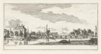 Gezicht op het dorp Uithoorn