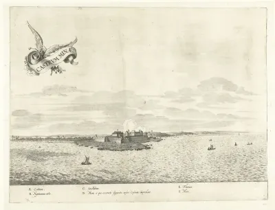Gezicht op het Fort Elmina, ca. 1636-1644