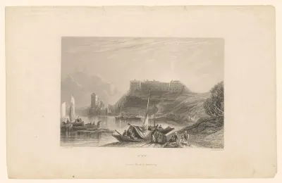 Gezicht op het Fort van Hoei