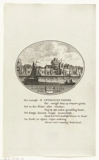 Gezicht op het gehucht Sint Anthoniepolder