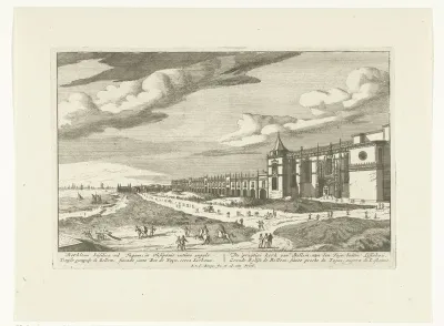 Gezicht op het Hiëronymus Klooster in Belém