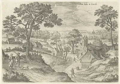 Gezicht op het Hof van Carloo